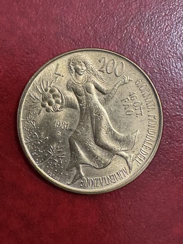 Moneta 200 lire - 200, 1981