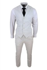 Uomo Estate Abito Gilet