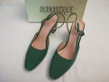 Women's 37 Green Heeled