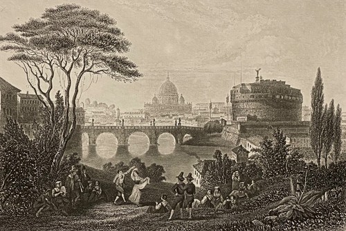 Roma ponte sant - ponte, italia