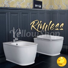 Sanitari sospesi vaso - vaso, rimless