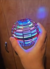 Palla Volante,Mini Drone Palla Volante Magica Ufo-Ball Illuminata a LED Rotante 