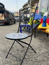 Sedia ferro battuto con - sedia,