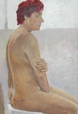 Dipinto olio vintage su tela