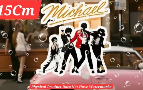 Adesivo vinile michael jackson - vinile,