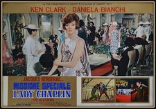 fotobusta MISSIONE SPECIALE LADY CHAPLIN  CLARK BIANCHI