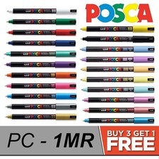 Marcatore Uni POSCA PC-1MR - Gamma di 21 Colori (NUOVO 2021) - Acquista 4, Paga 3!