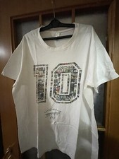 MAGLIA T-SHIRT CELEBRATIVA SCUDETTO NAPOLI TRICOLORE MARADONA D10S NUMERO 10
