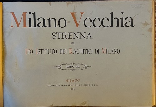 Milano vecchia anno - -,