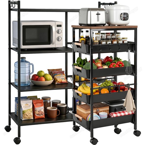Scaffale con ruote carrello - , di