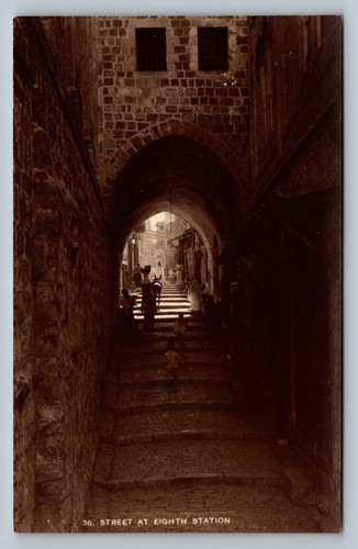Postcard jerusalem street - -,