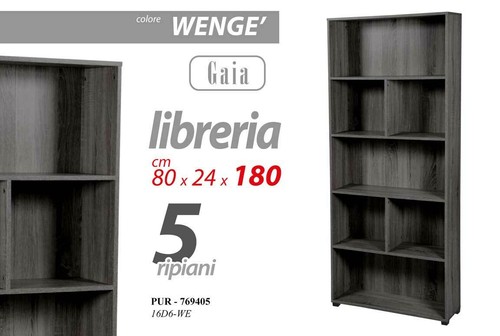 Mobile libreria gaia scaffale - libreria,