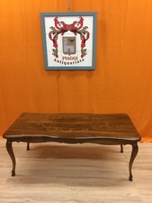 Tavolo tavolino intarsiato da soggiorno di metà 1800 800 legno di noce