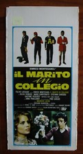 locandina originale IL MARITO IN COLLEGIO prima ed.1977 ENRICO MONTESANO