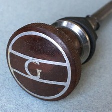 VINTAGE KNOB BAKELITE "G" DASHBOARD TIE ROD CAR FIAT LANCIA ALFA ROMEO CISITALIA