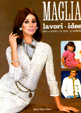 * MAGLIA lavori.idee Per la Donna La Casa Il Bambino * Alberto Peruzzi Ed.1967