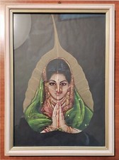Quadro parete foglia di - su,