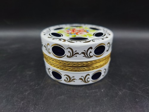 Opaline murano glass - , box
