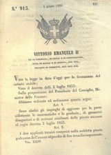 Regio Decreto con cui si