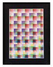 ITALO GERMIN Dipinto TECNICA MISTA Quadro ASTRATTO ASTRATTISMO con Cornice