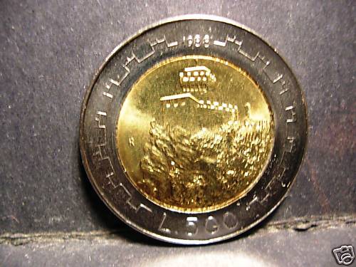 San marino 500 lire 1988 - 1988, fdc