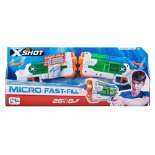 Zuru X-Shot Water Warfare Micro Fast-Fill Water Blaster Confezione Doppia (56244)