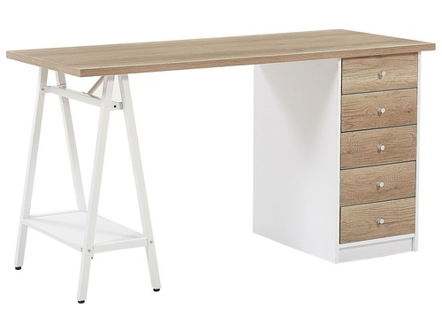 Scrivania legno chiaro - scrivania,
