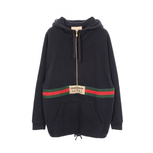 Felpa con cappuccio mezza zip