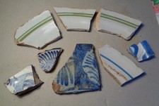 Lotto frammenti di ceramica