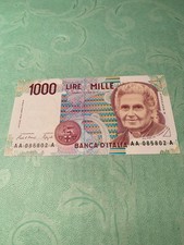 1000 Lire FDS MONTESSORI prima