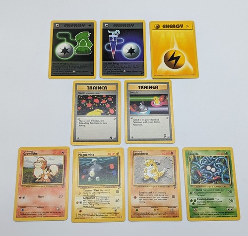 Carte pokemon anno 2000 - carte, lotto
