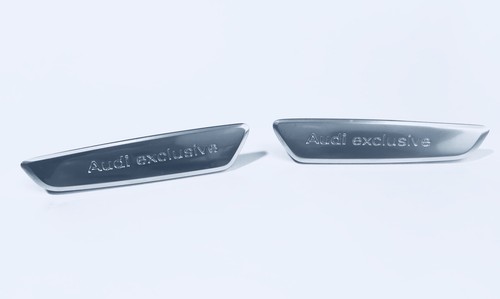 Audi exclusive logo aluminum - "audi,