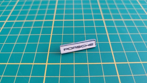 Plaque porsche pièce - plaque,
