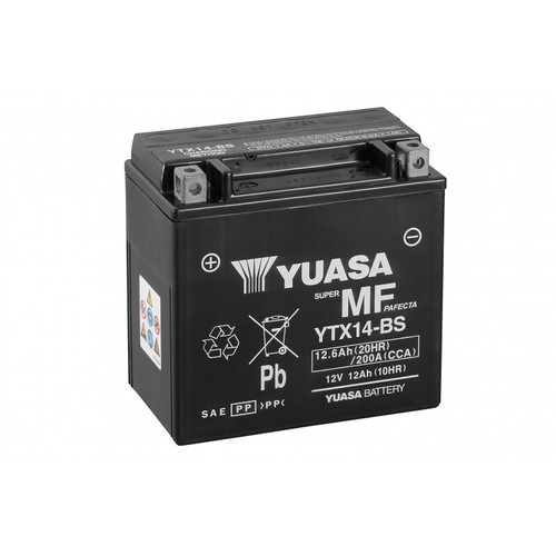 Batteria moto yuasa - yuasa, ytx14-bs