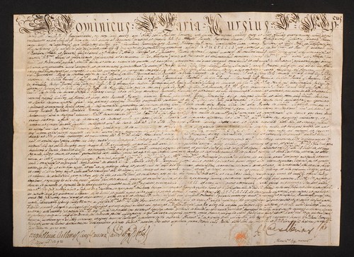 Antico manoscritto originale