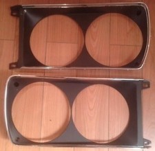 Coppia cornice faro dx e sx in