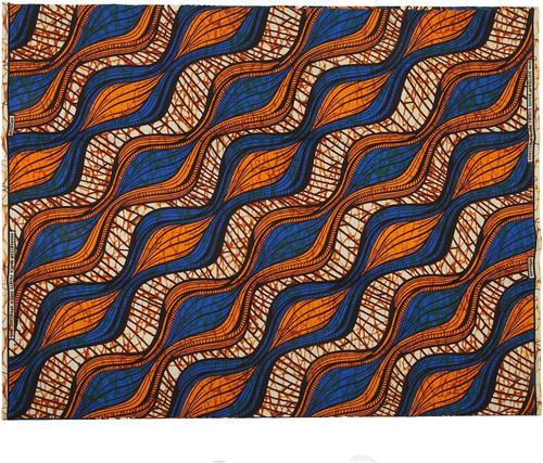 Tessuto wax africano - 6, iarde