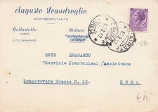26-48E) TESTATINA AUGUSTO SCANDROGLIO BOLLADELLO VARESE RAPPRESENTANTE VG