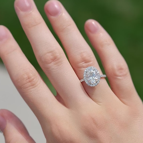Anello fidanzamento oro - di, in