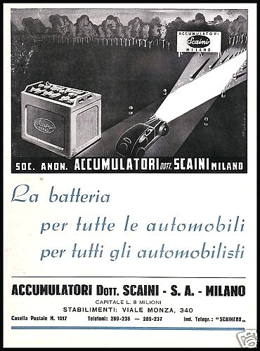 Pubblicita 1942 scaini - 1942,