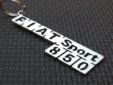Portachiavi FIAT 850 SPORT COUPE ABARTH OT BERLINA SPIDER T SPECIALtemma Logo