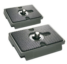 2 PIASTRE PER SGANCIO RAPIDO METALLO compatibile  Manfrotto 200 PL-14 QR 200PL