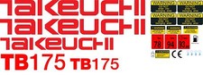 Takeuchi TB175 Mini Escavatore