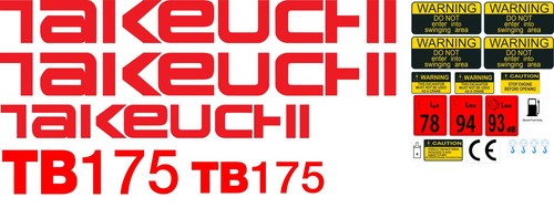 Takeuchi tb175 mini escavatore - tb175,