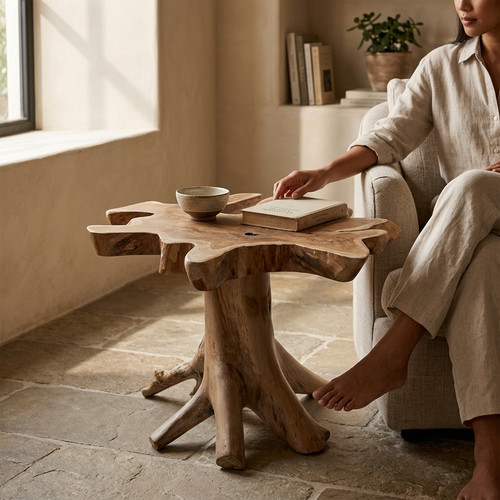 Kinaree tavolino teak massello - tavolino,