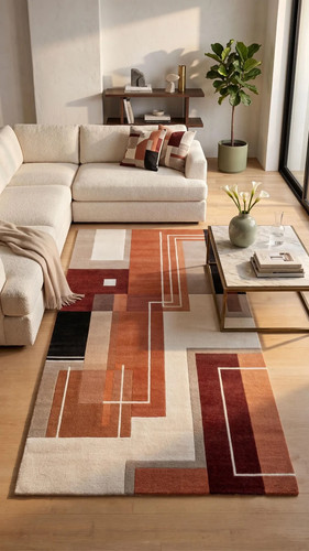 Tappeto moderno geometrico