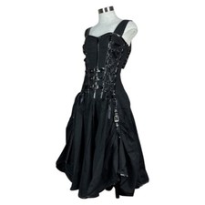 ABITO CORSETTO VINILE BURLESKA