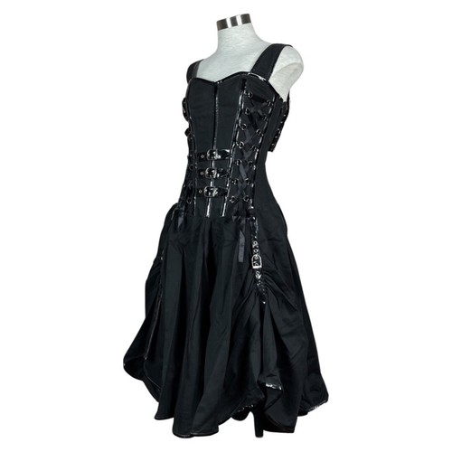 Abito corsetto vinile burleska - vinile,
