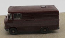 Micro Wiking Ho 1/87 Mercedes L 406 D Van Brun Acajou No Box