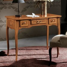 SCRIVANIA INTARSIATA SCRITTOIO UFFICIO CAMERA DA LETTO 